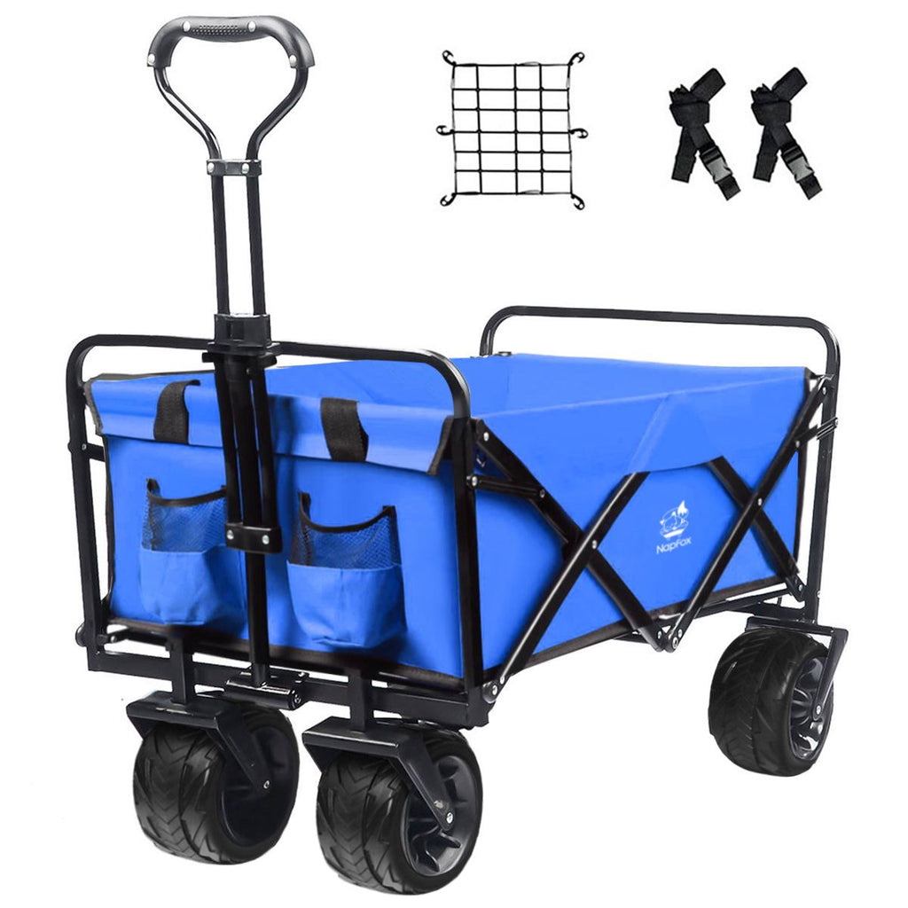 IFAST Folding Utility Cart With Cargo Net and Wagon Straps – IFAST SPORTS