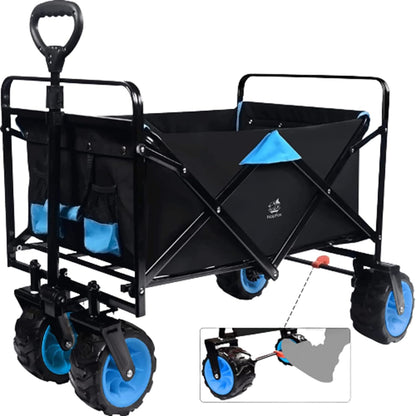 IFAST Collapsible Duty Wagon Cart Outdoor Beach Cart With Cooler Bag