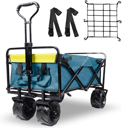 IFAST Collapsible Wagon Cart with Cargo Net and Straps