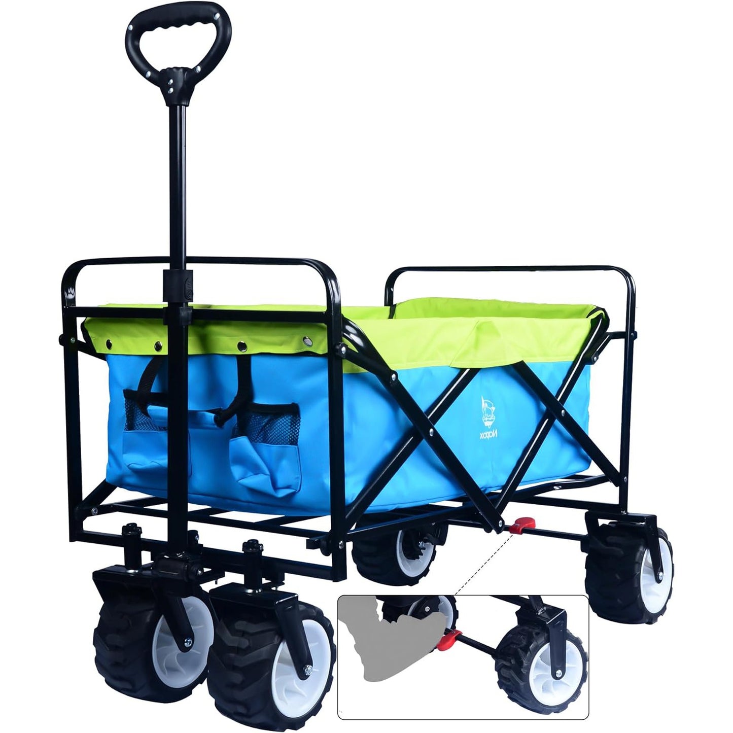 IFAST Collapsible Duty Wagon Cart Outdoor Beach Cart With Cooler Bag