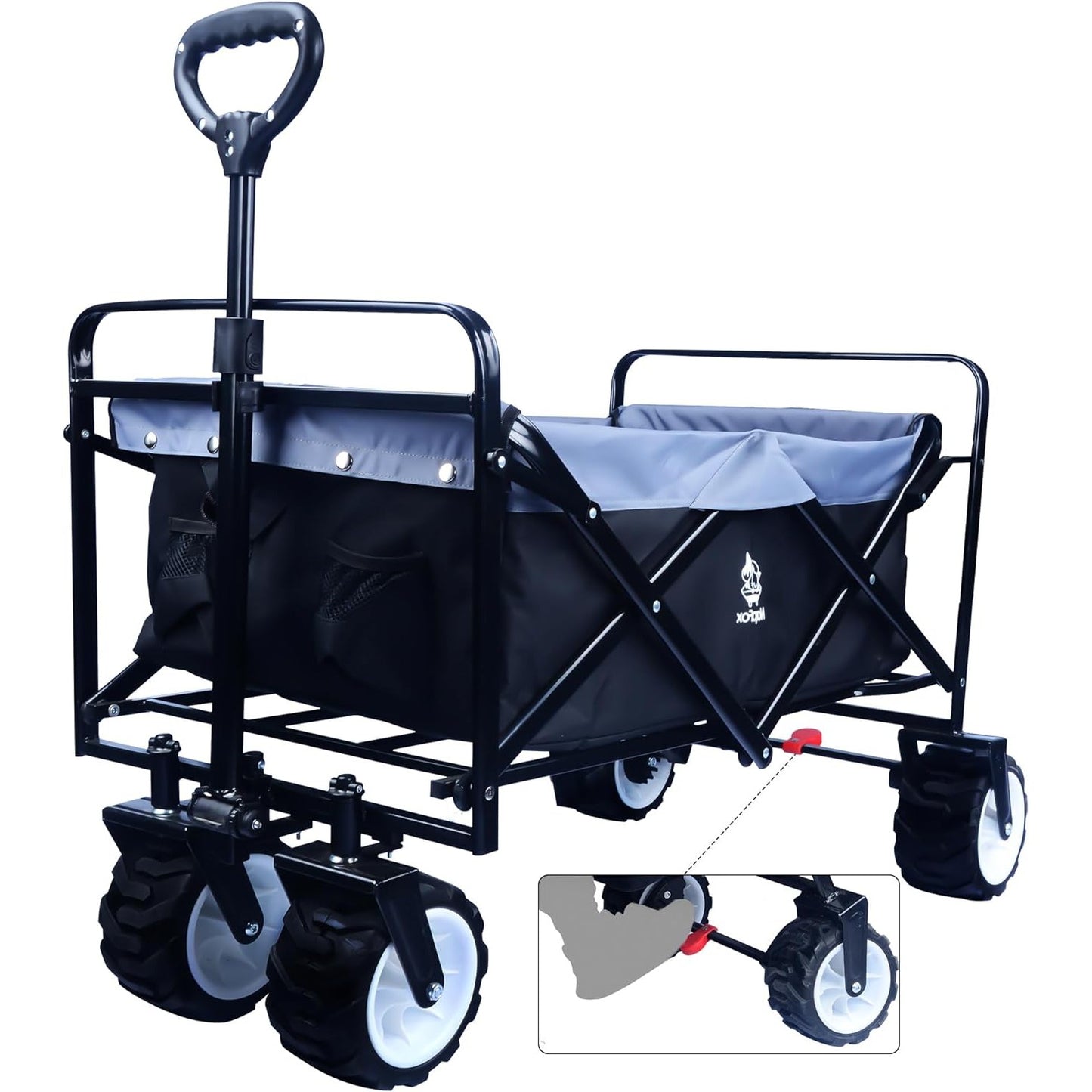 IFAST Collapsible Duty Wagon Cart Outdoor Beach Cart With Cooler Bag