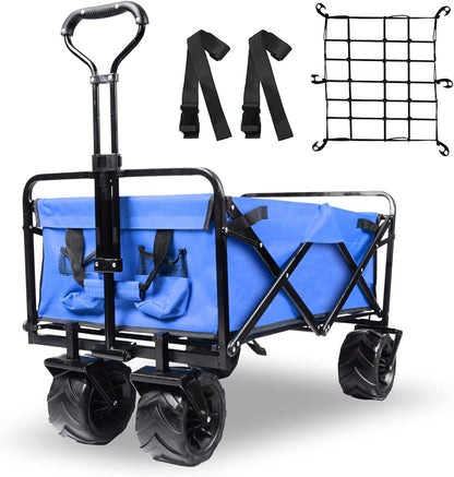 IFAST Collapsible Wagon Cart with Cargo Net and Straps