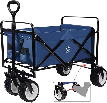 IFAST Collapsible Duty Wagon Cart Outdoor Beach Cart With Cooler Bag